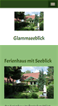 Mobile Screenshot of glammseeblick.de